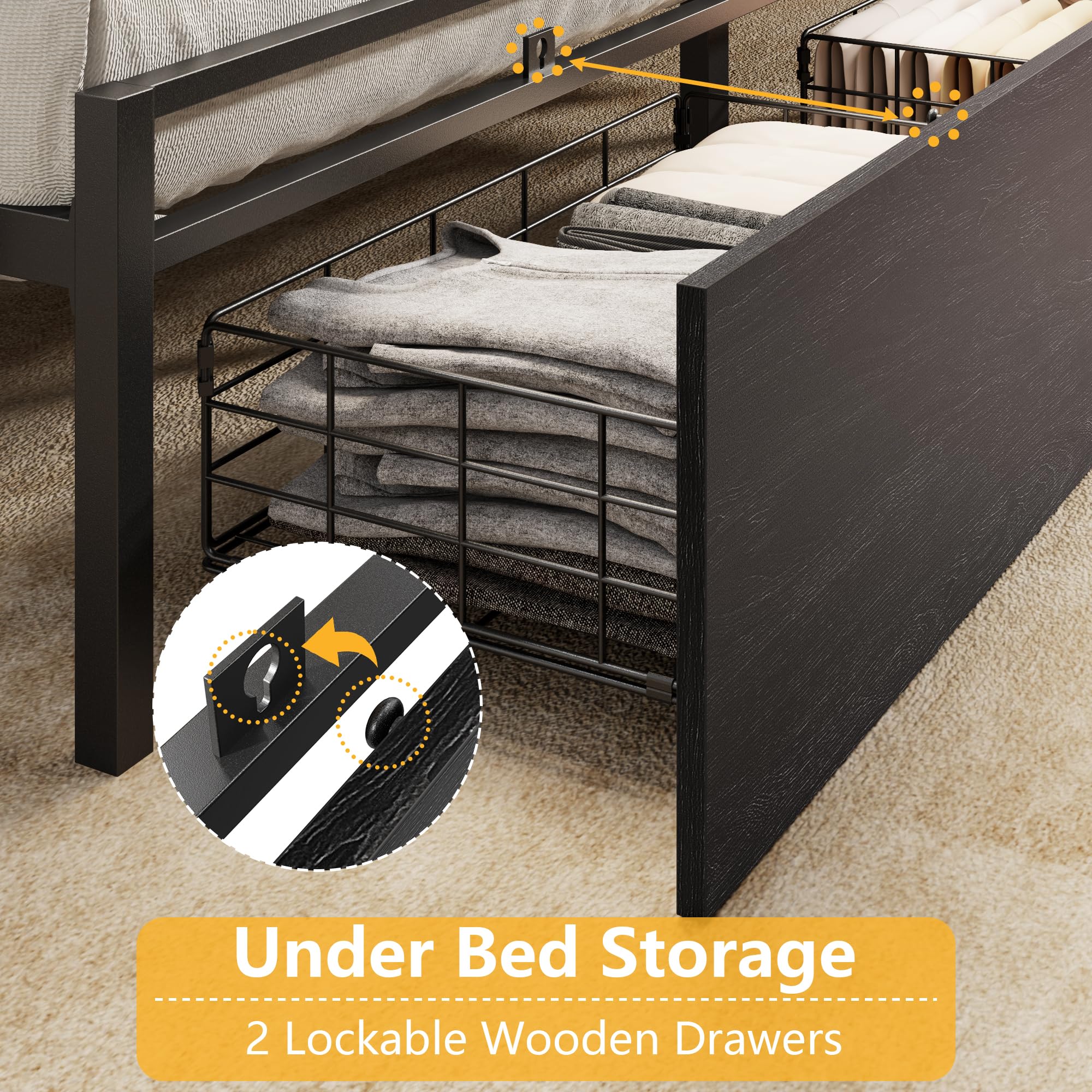 Best Full Size Storage Bed 2026: 5 Top Picks for Small Rooms 1 Product photo