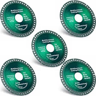 5 Pack 4.5 Inch Indestructible Disc for Grinder, Indestructible Disc 2.0 for Angle Grinder 7/8''-Cut Everything in Seconds, Cutting Discs for Smooth Cutting, Chamfering, Grinding Materials