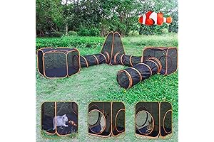 6-in-1 Outdoor Cat Tent and Tunnel