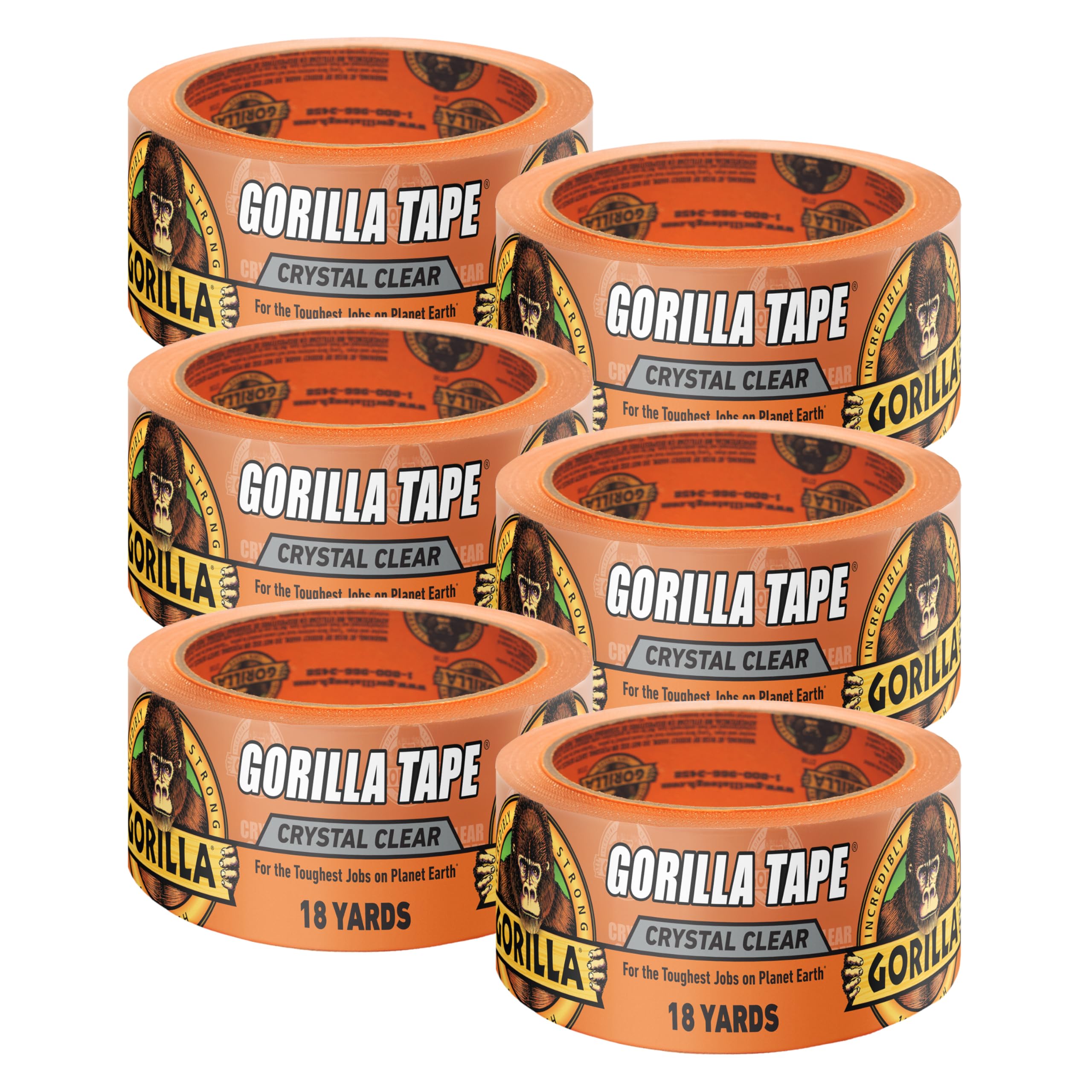 【新着商品】Gorilla クリスタルクリア修理ダクトテープ、1.95インチ x Amazon | Gorilla クリスタルクリア修理ダクトテープ、1.95インチ x 18