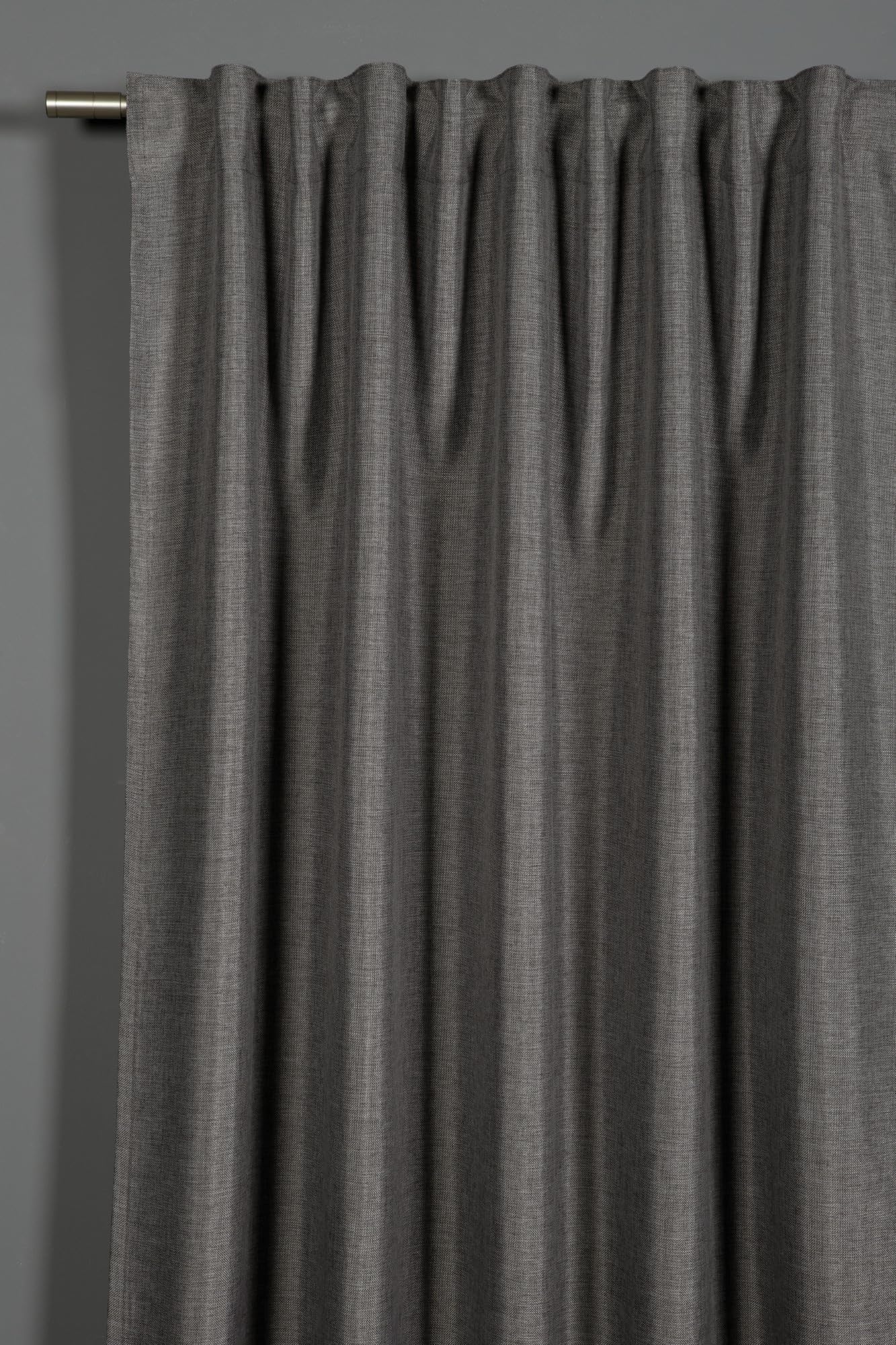Rideau de salon anthracite 140x245 cm pour ambiance feutrée