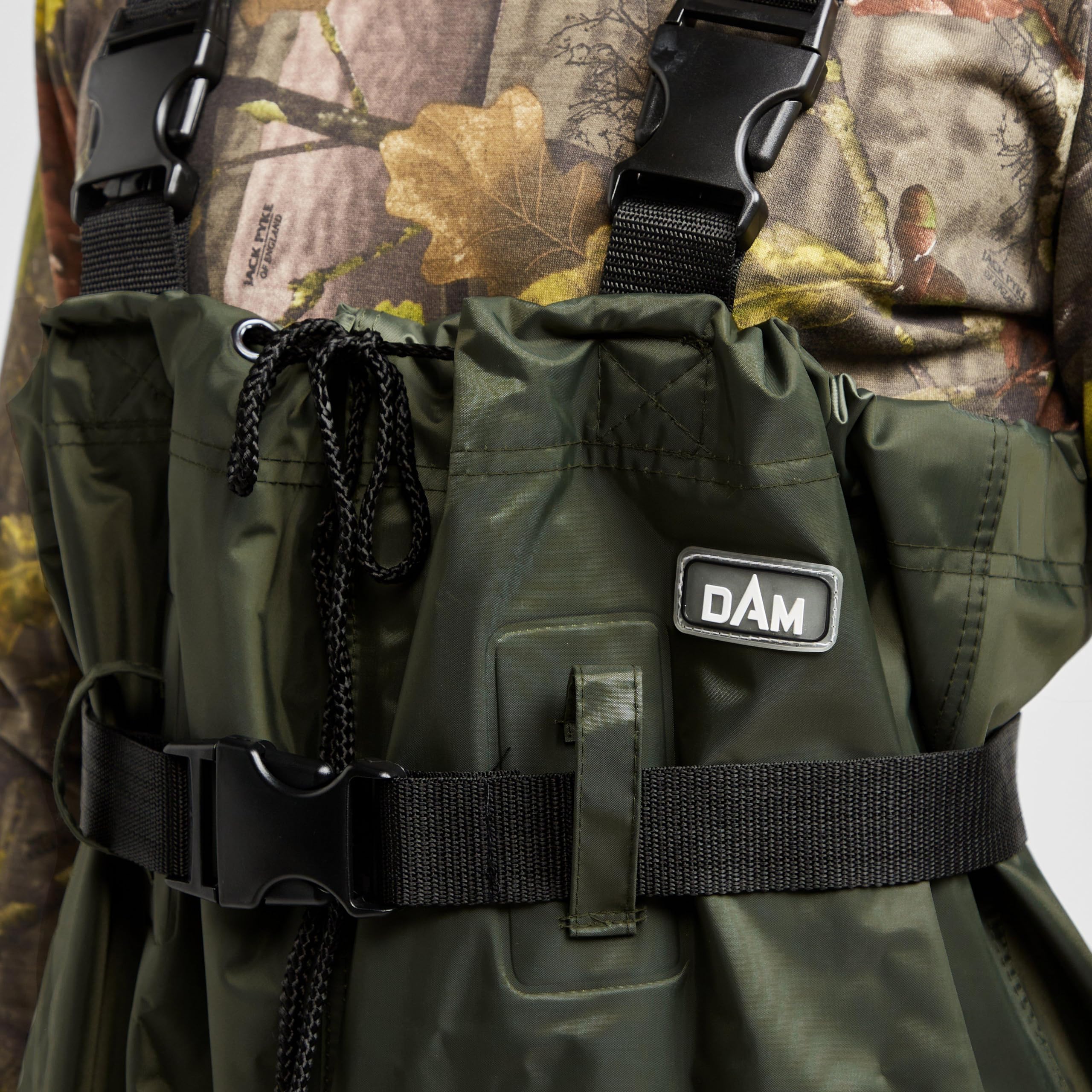 DAM Unisex Taslan Chest Wader ARX Thermo Bibs And Brace