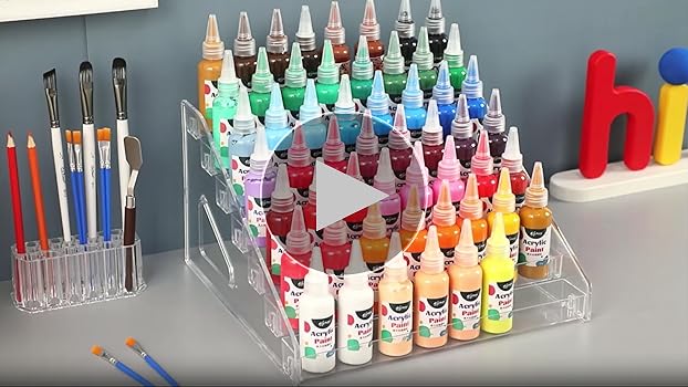Amazon.com: Acrylic Paint Organizer (7 Tier), Painting