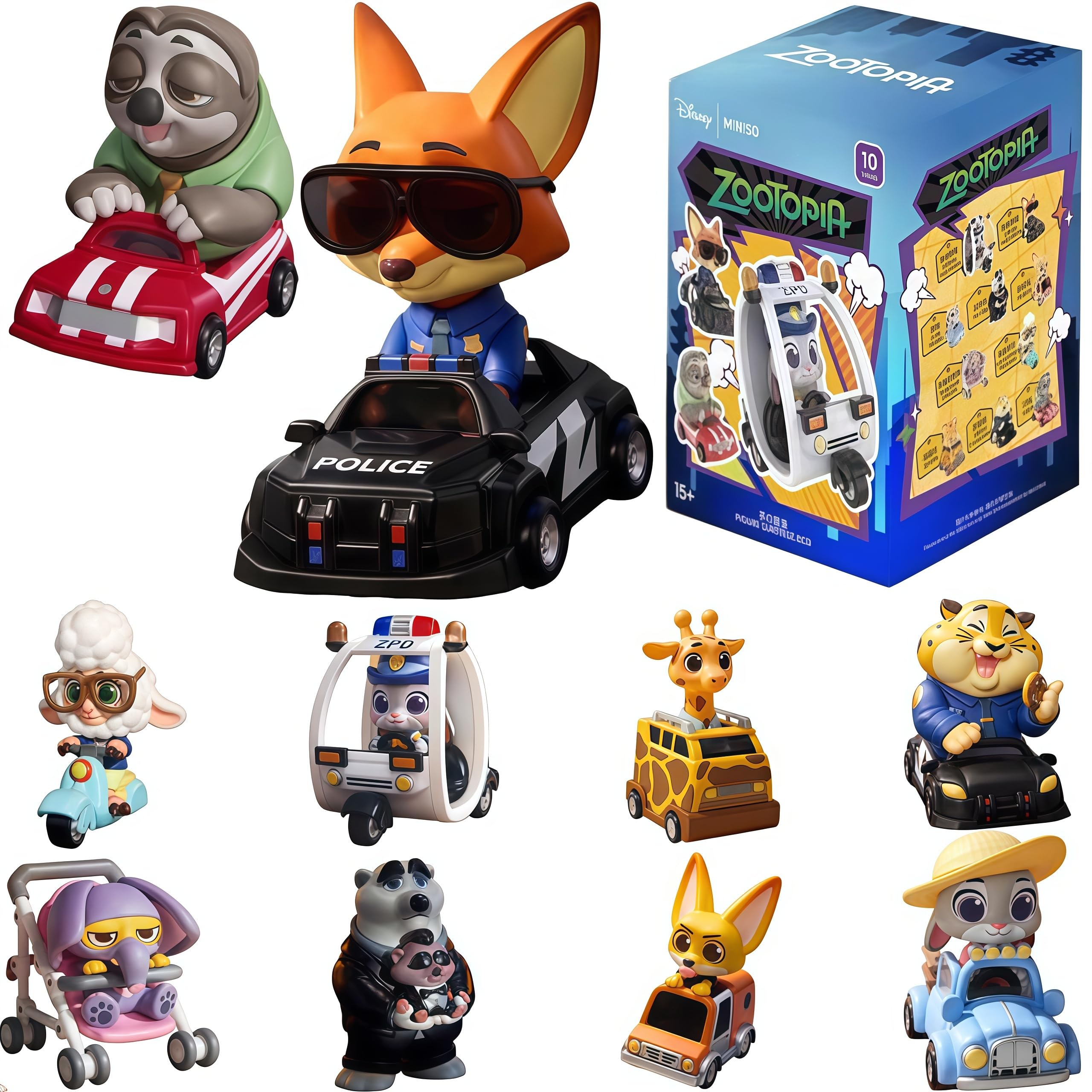 ミニオンZOO品 Amazon.com: MINISO Zootopia Dudu Travel Series Blind Box Cute