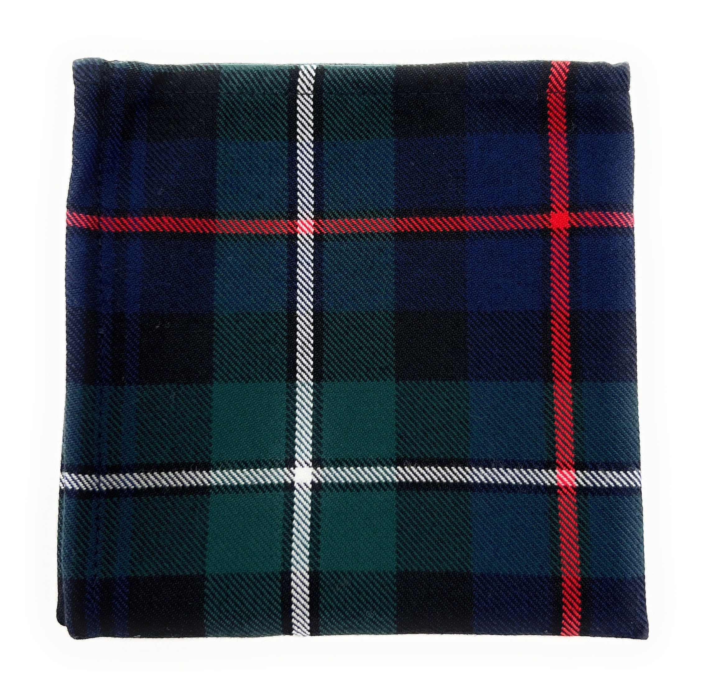 Tartan Pocket Square Handkerchief 26cm x 26cm (Mackenzie Modern)