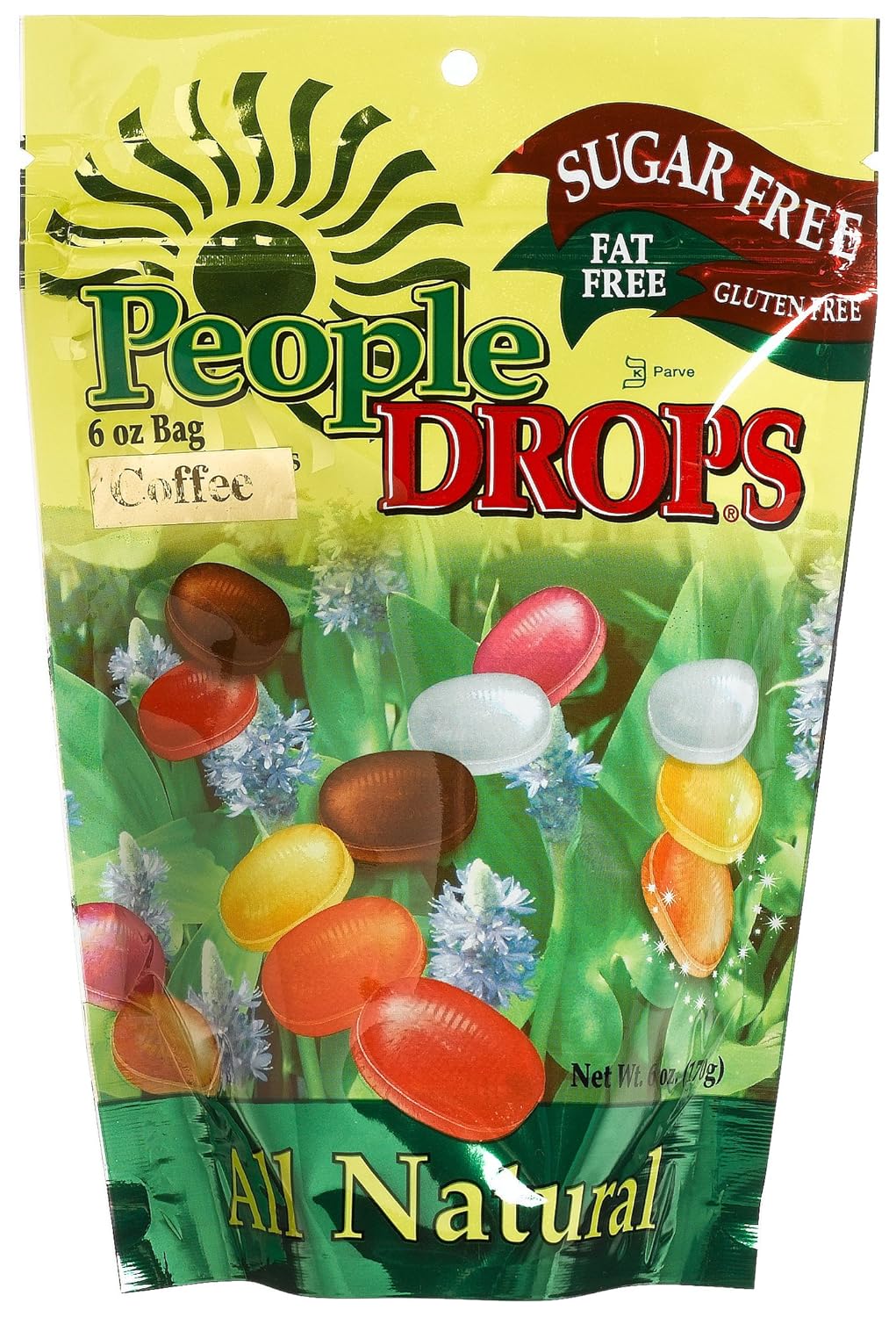 People Drops Coffee Drops, 6Ounce Pouches (Pack of 12