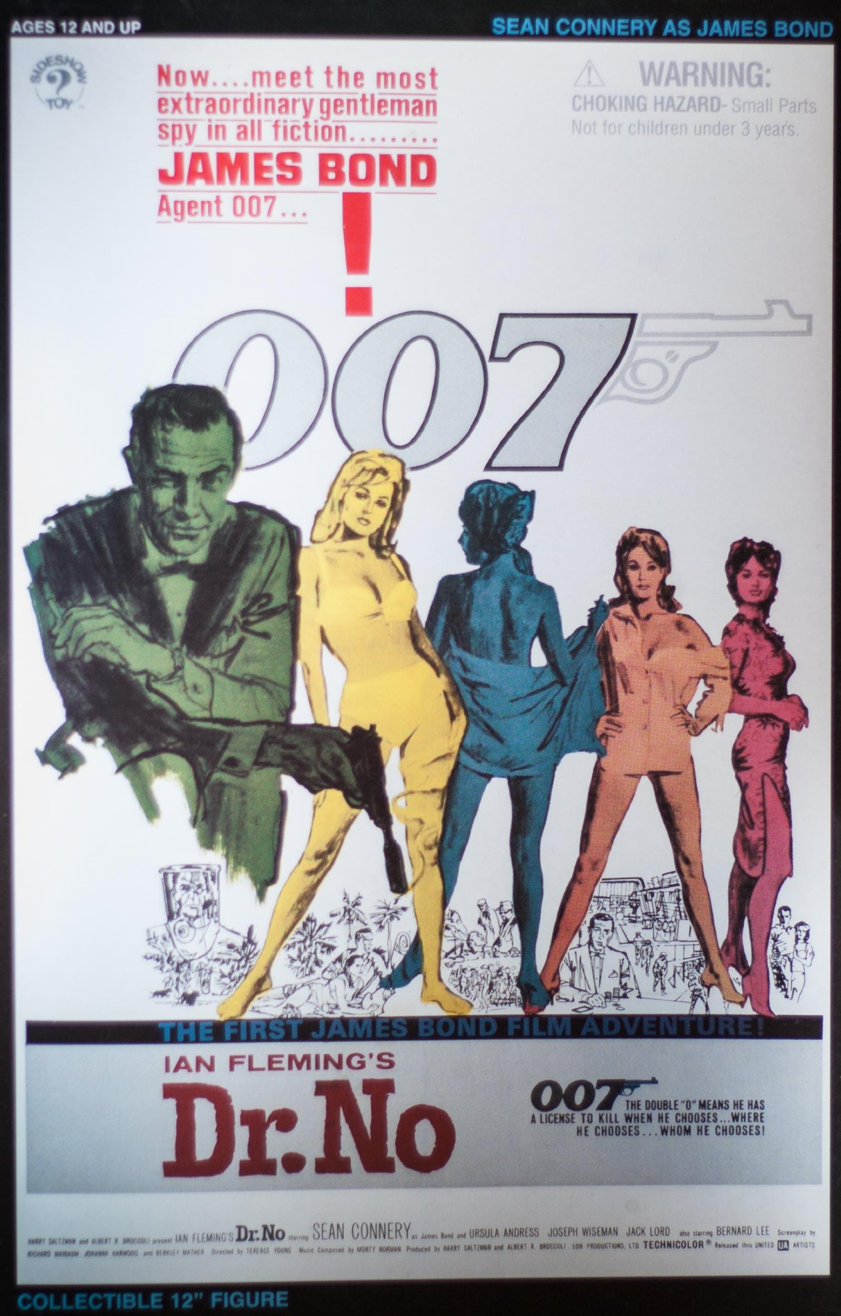 James Bond Dr No Sean Connery 12" Action Figure