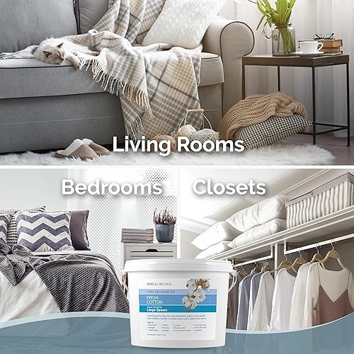 Miniatura 8 de SMELLS BEGONE Gel absorbente de olores de 1 galón - Ambientador y eliminador de olores para hogares, garajes y edificios comerciales