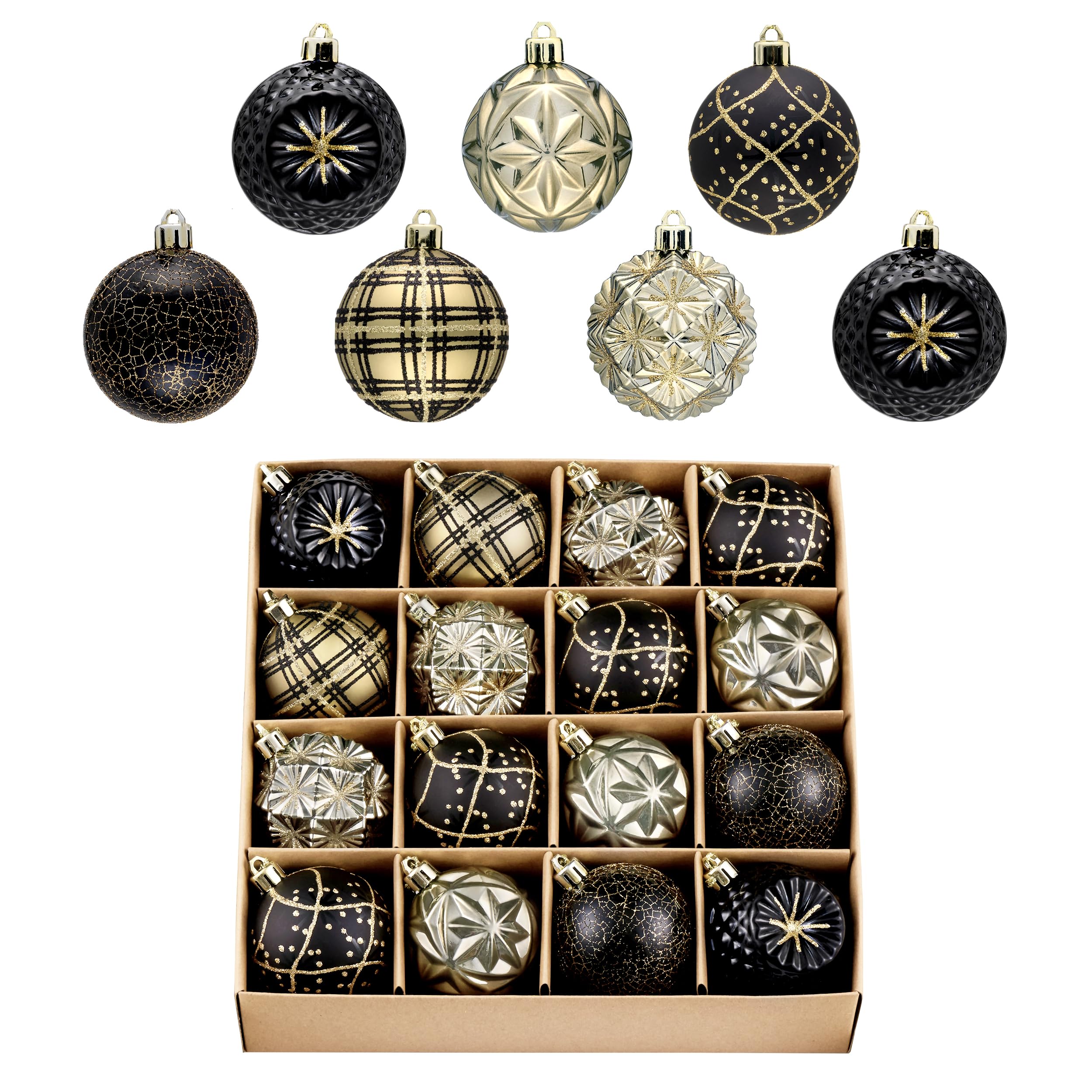 Décorations pour sapin de Noël afin de célébrer un réveillon chaleureux et scintillant