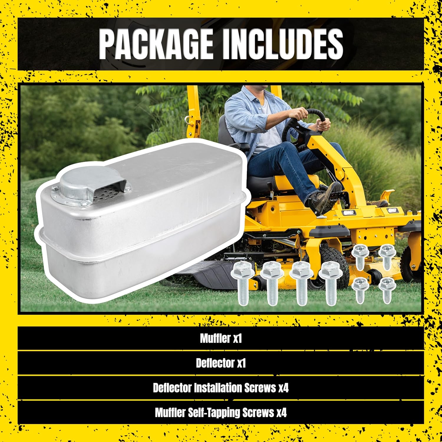 751-0616B 951-0616B Twin Inlet Exhaust Muffler 7510616B 9510616B For Cub Cadet LT1018 LT1022 LT1024 RZT50 RZT50 KW RZT50KH RZT54 RZT GT1222 RZT22 RZT42