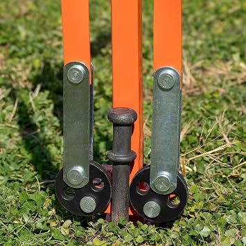PostJak 36 in Heavy-Duty Manual Post Puller Cement Stake Puller T-Post & Sign Post Removal Tool Fence Post Remover with Telescoping Handle for Extra Leverage