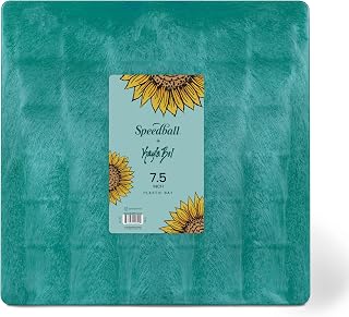 Speedball 7.5 Inch Square Universal Pottery Wheel Bat, Teal, Special Edition Color for Ceramics and Clay Work