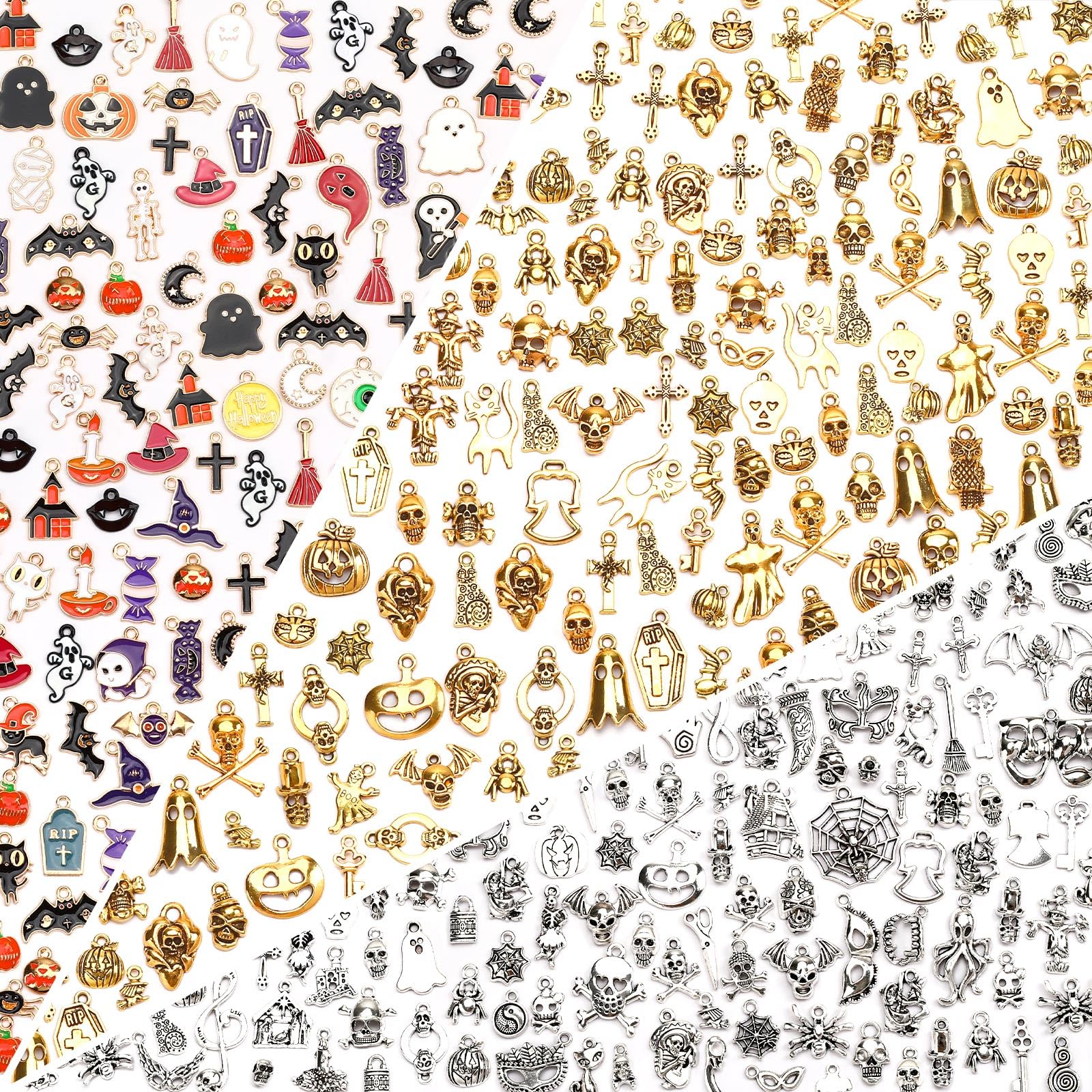 SANNIX 350Pcs Halloween Charms