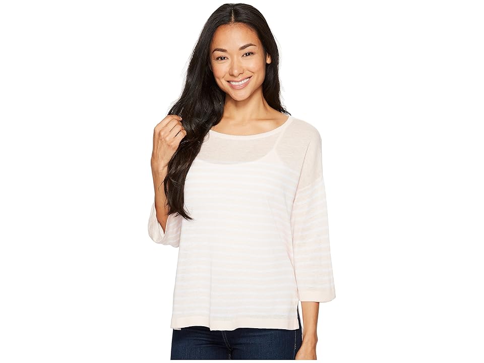 

NYDJ Petite Petite Serra Sweater (Macaron Optic White) Women's Clothing