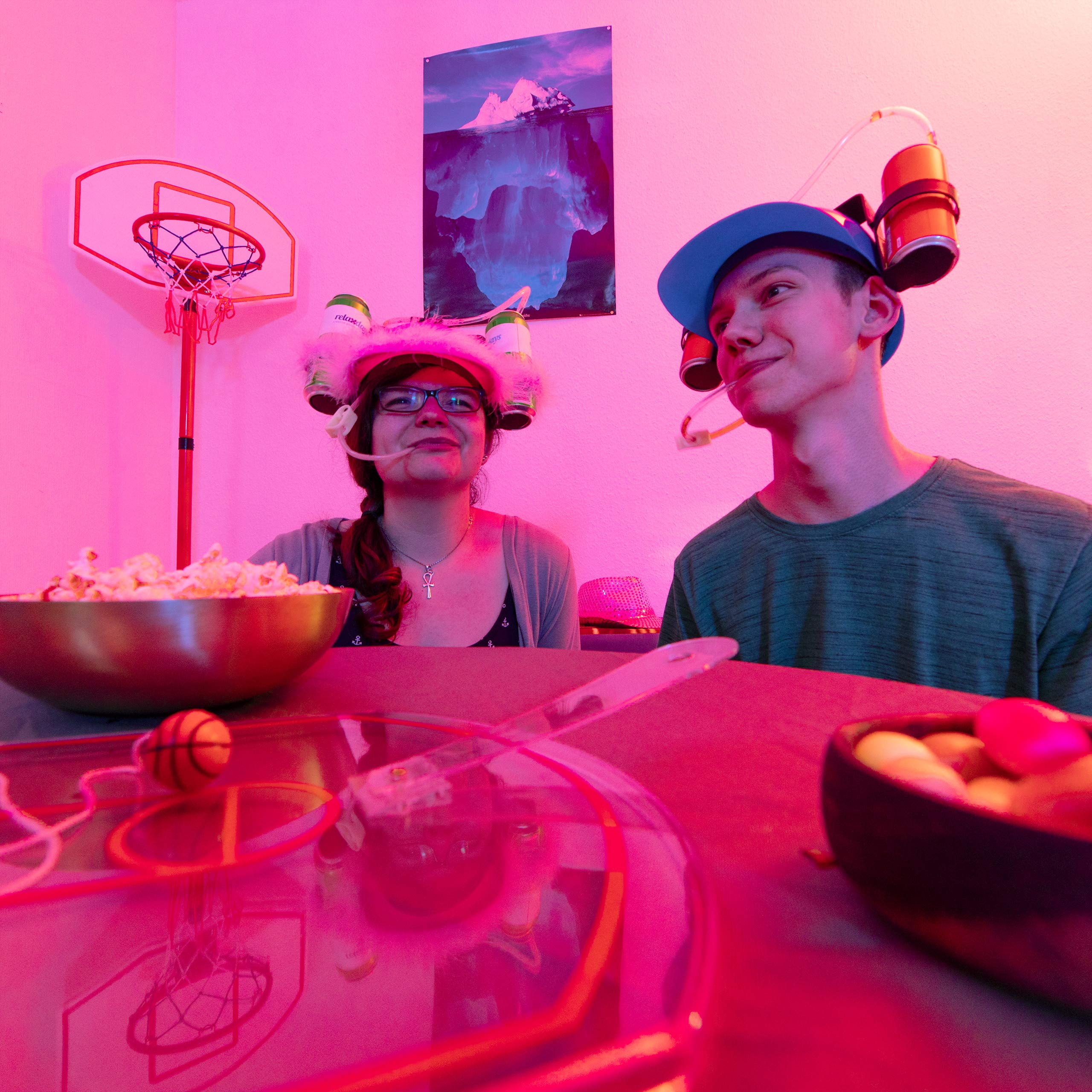Relaxdays Casquette Bière pour Deux Boîtes De Bière pour Deux Boîtes Costumes (Pack de 1)