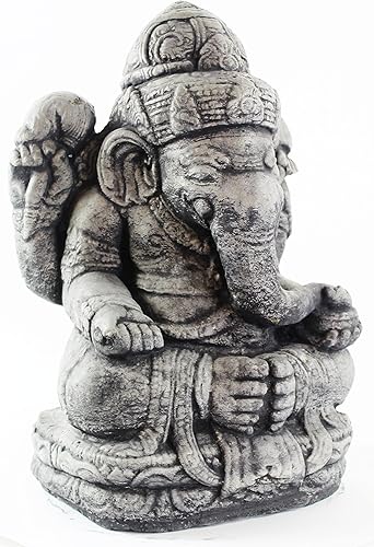 Miniatura 2 de Estatua de Ganesha sentada Estatua de hogar y jardín Estatuas de cemento Hindú Elefante