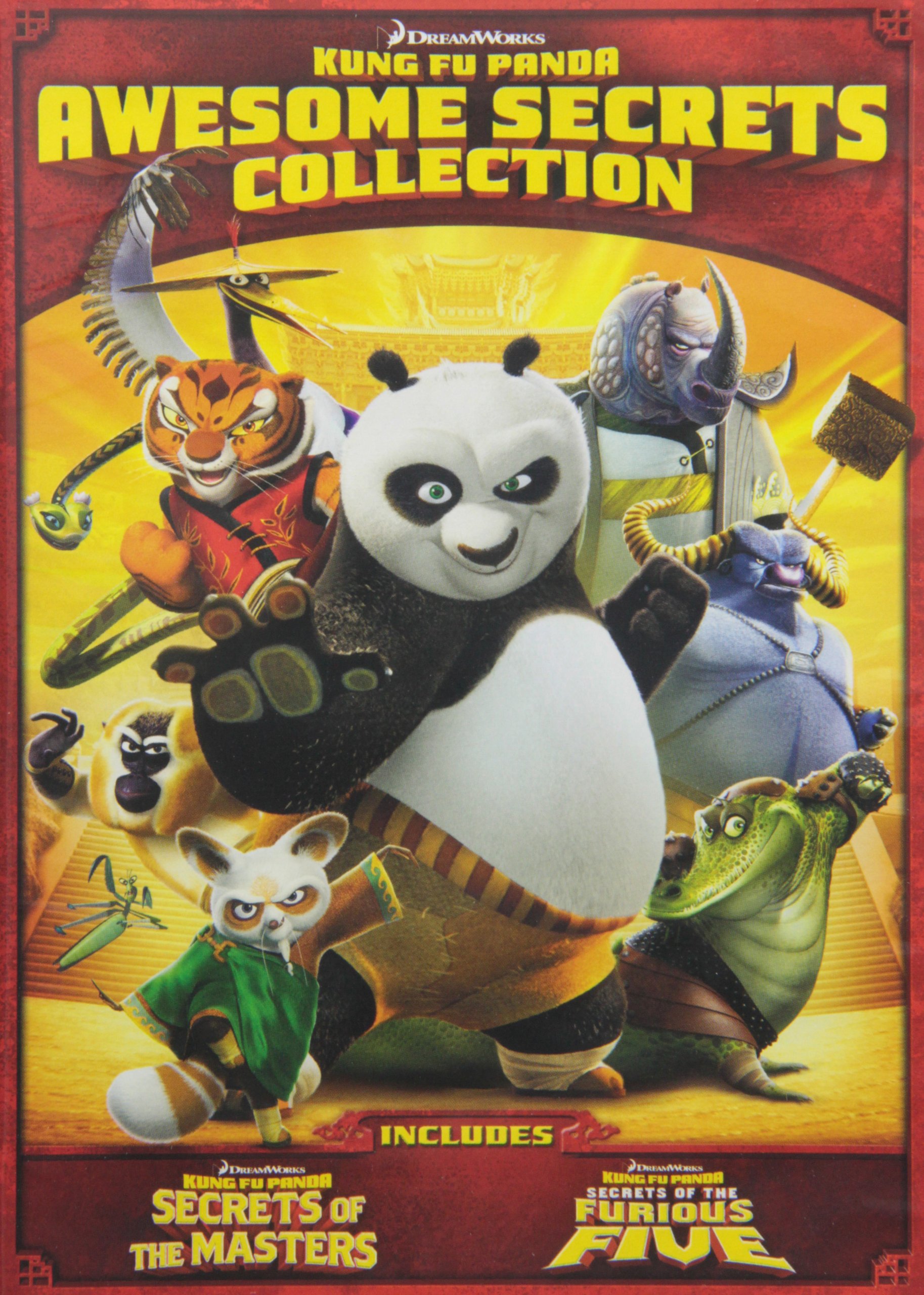 Kung Fu Panda: Secrets Double DVD Pack (Secrets of Masters / Secrets of the Furious Five)
