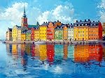 Cross & Glory - Façades du fjord: L'eau de Norvège - 1000 Puzzle de puzzle pour les adultes & Détail vif -Idéal pour les passionnés de puzzle