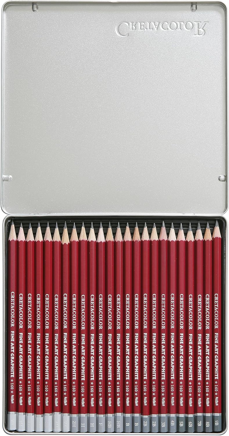 Set of 24 Cretacolor Cleos Fine Art Pencil
