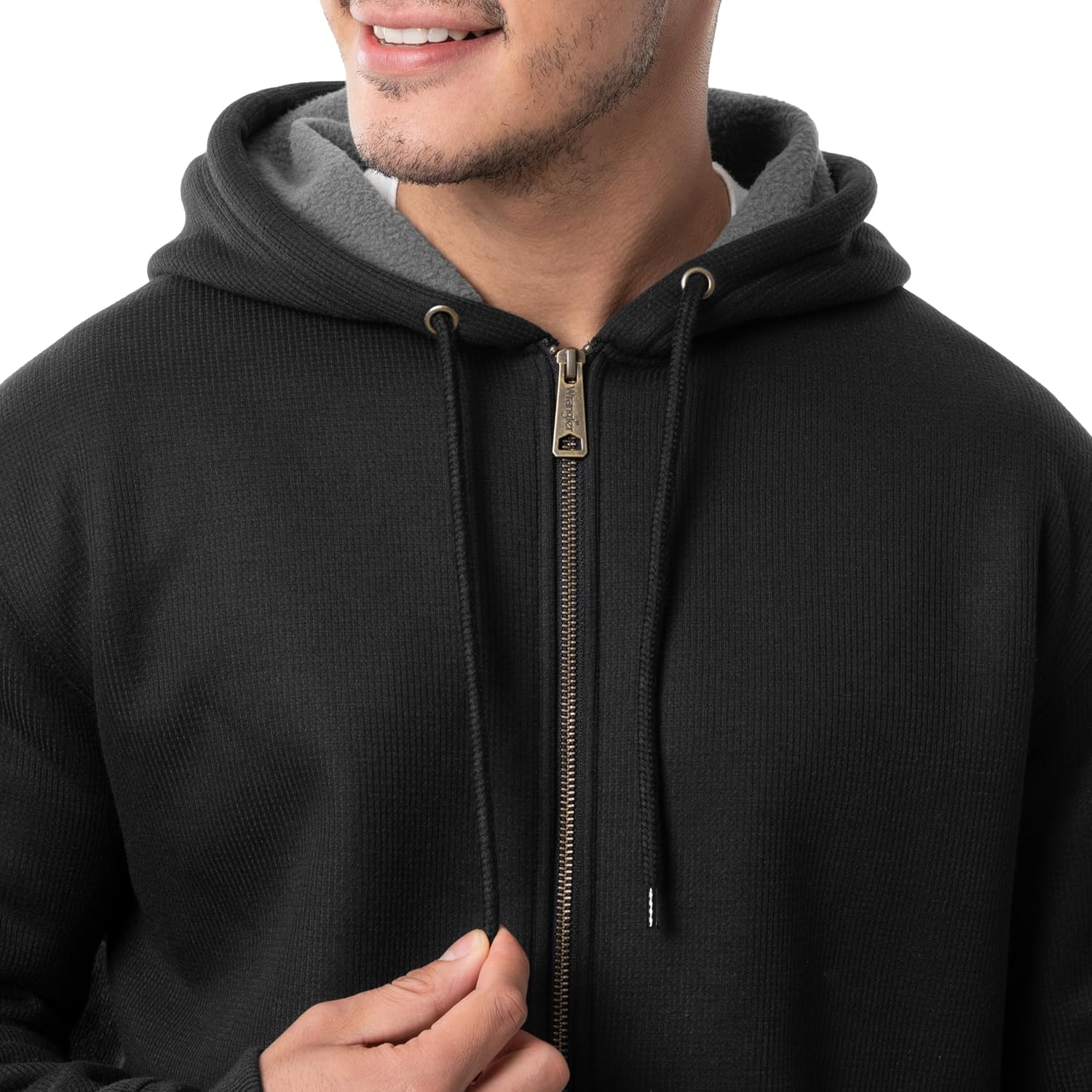 Wrangler mens Thermal Sherpa Zip Hoodie - Image 3