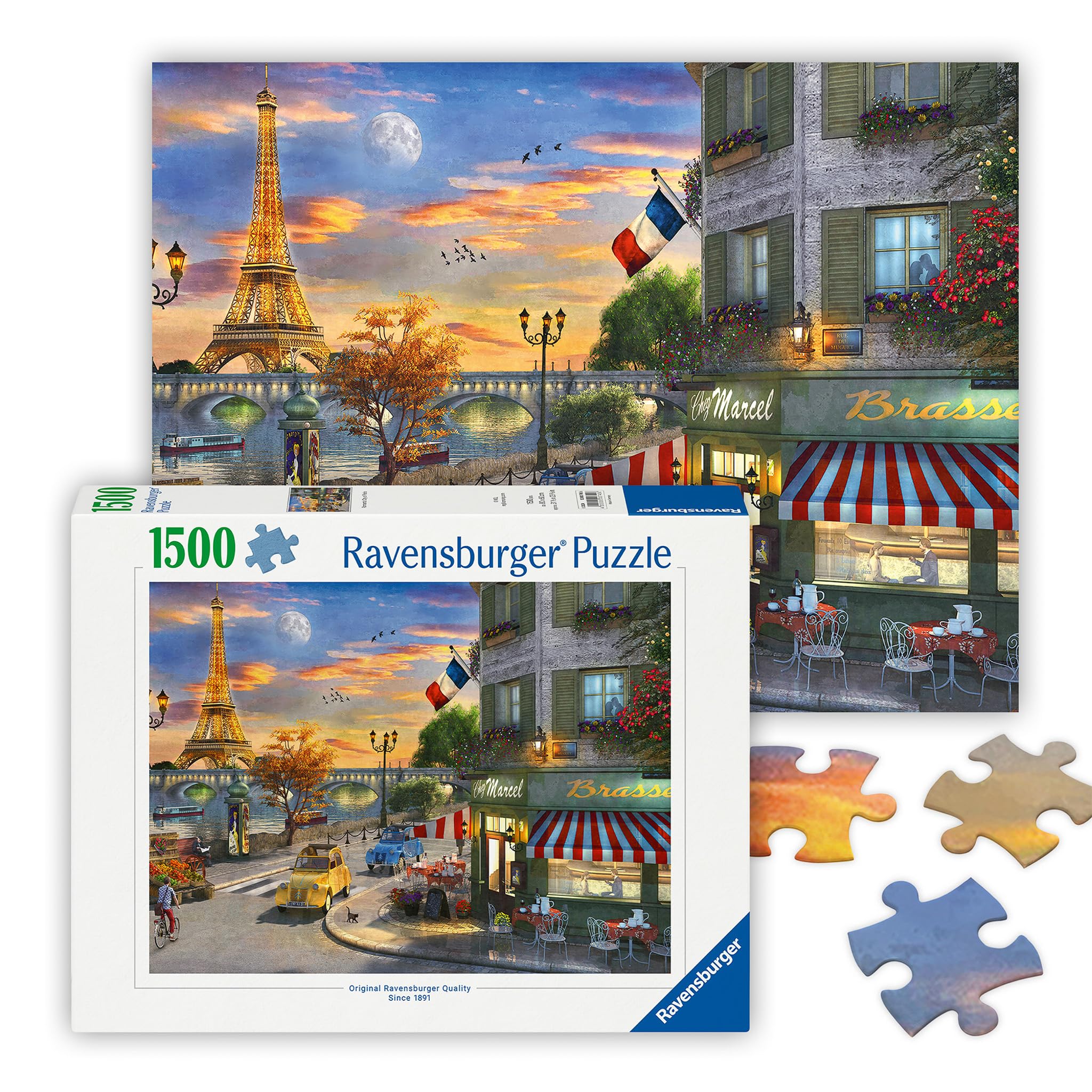 Amazon.com: Ravensburger - Romantic City of Paris - 1500 Piece