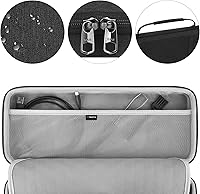 Vista 2 de GEEKRIA 65% Compact Keyboard Case, Hard Shell Travel Carrying Bag for 68 Keys Compact Keyboard, Compatible with Keychron K6/ K6 Pro/Keychron Q2 Pro