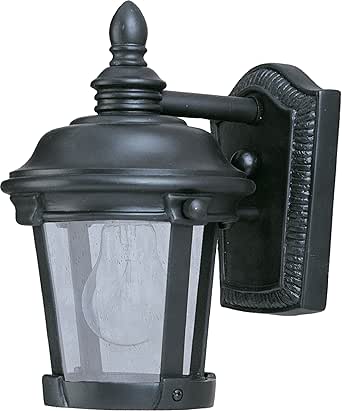 Maxim Dover VX-One Light Outdoor Wall Mount in Mediterranean Style Made with Vivex Material for Coastal Environments