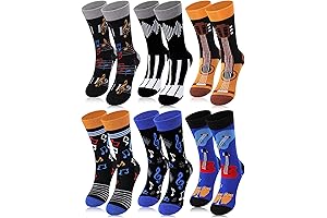Sensational Music Embroidered Socks for Men: A Symphony of Styles and Comfort