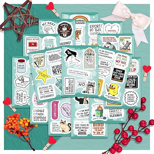 Vista 466 de BulbaCraft 100 calcomanías de meme de gato, divertidas calcomanías de gato, regalos para mujeres y hombres Gato Meme