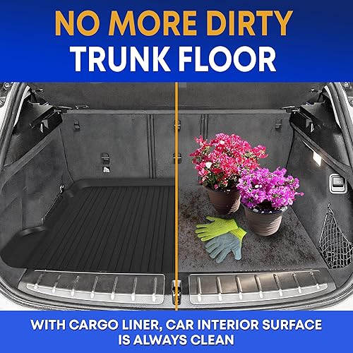 Miniatura 4 de Forro de carga prémium para BMW X2 2018-2023  100% de protección, tapete de maletero de automóvil de ajuste personalizado, tapete de carga negro