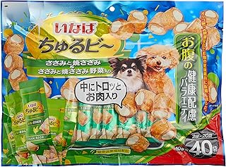 いなば ちゅるビ~ お腹の健康配慮バラエティ 10g×40袋 犬用おやつ
