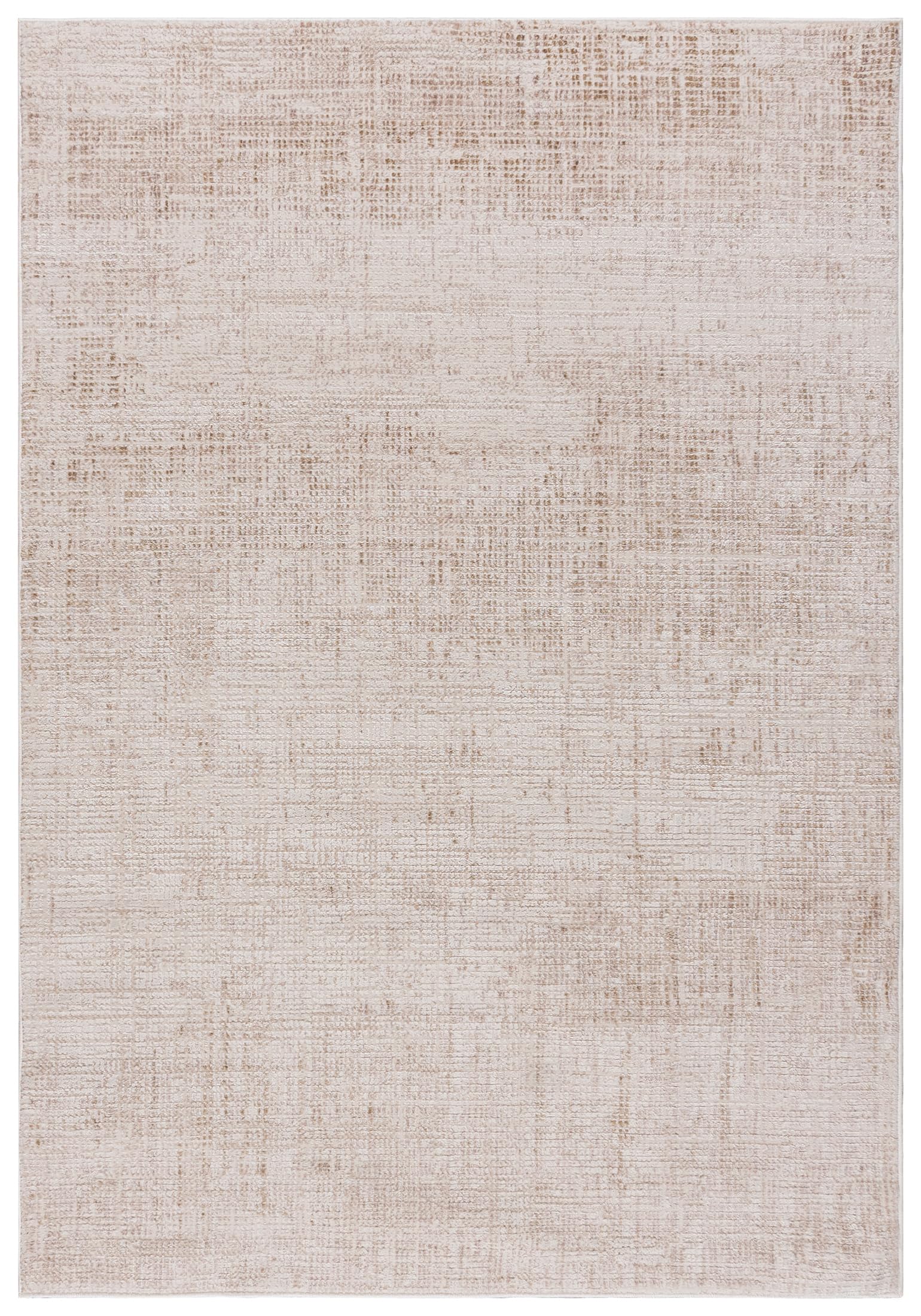 Mazovia Tappeto beige moderno astratto – Tappeto per soggiorno, camera da letto – pelo corto rettangolare – tappeti morbidi – beige crema – 160 x 230 cm