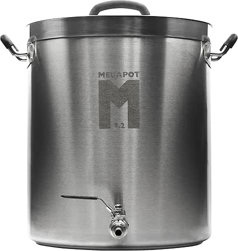 Northern Brewer - MegaPot Stainless Steel Brew Kettle with Volume