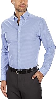 Men's Dress Shirt Slim Fit Non Iron Gingham - Buy now