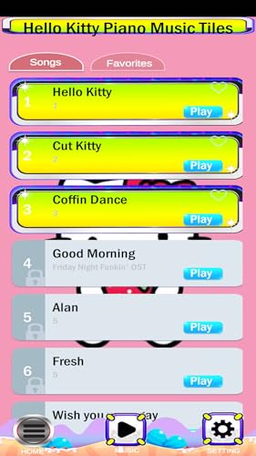 Hello Kitty Piano Tiles Game Music