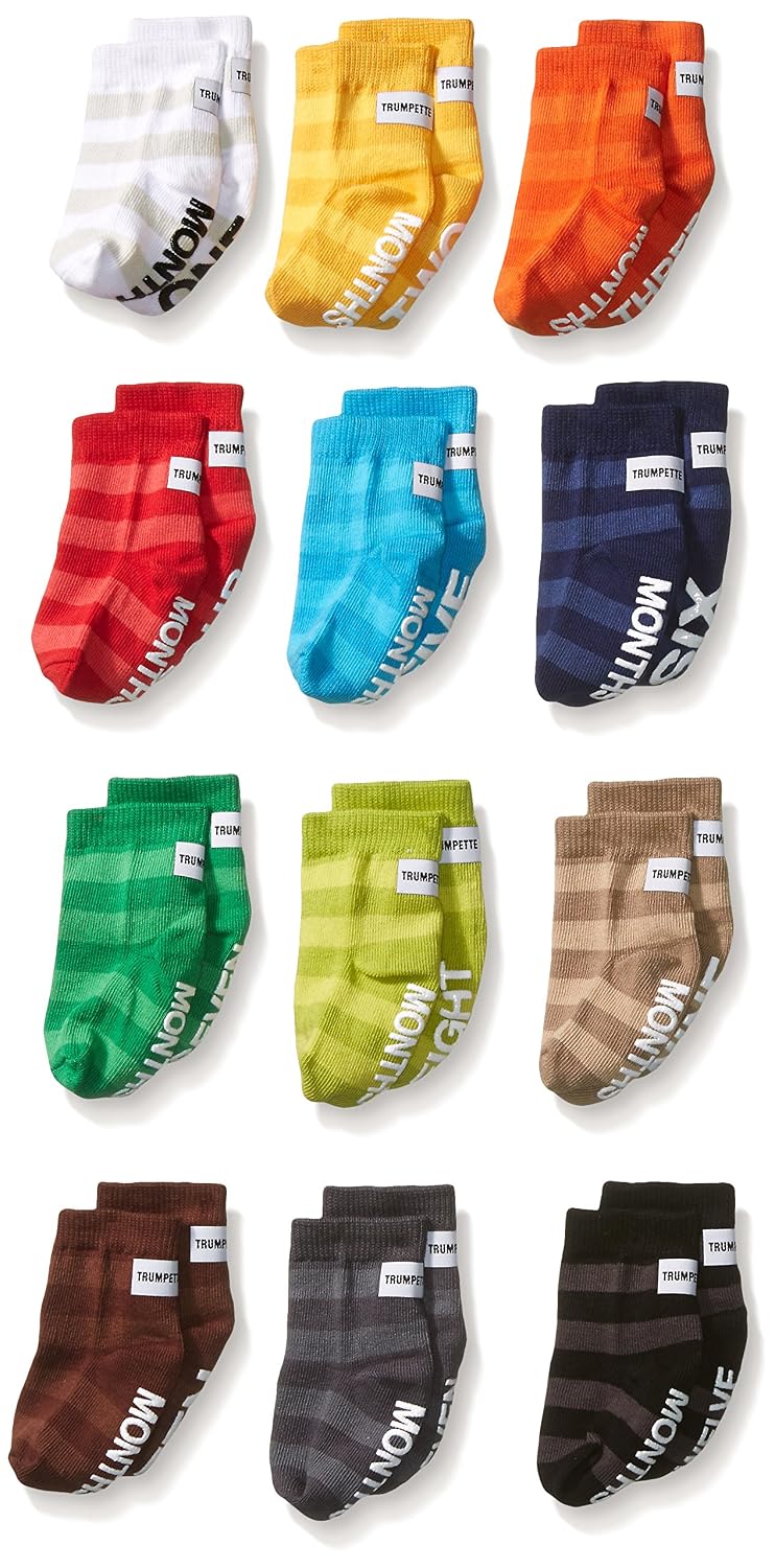 Trumpette Unisex-Baby Perfect Little Dozen Milestone Baby Socks - Review, Price and Buying Guide
