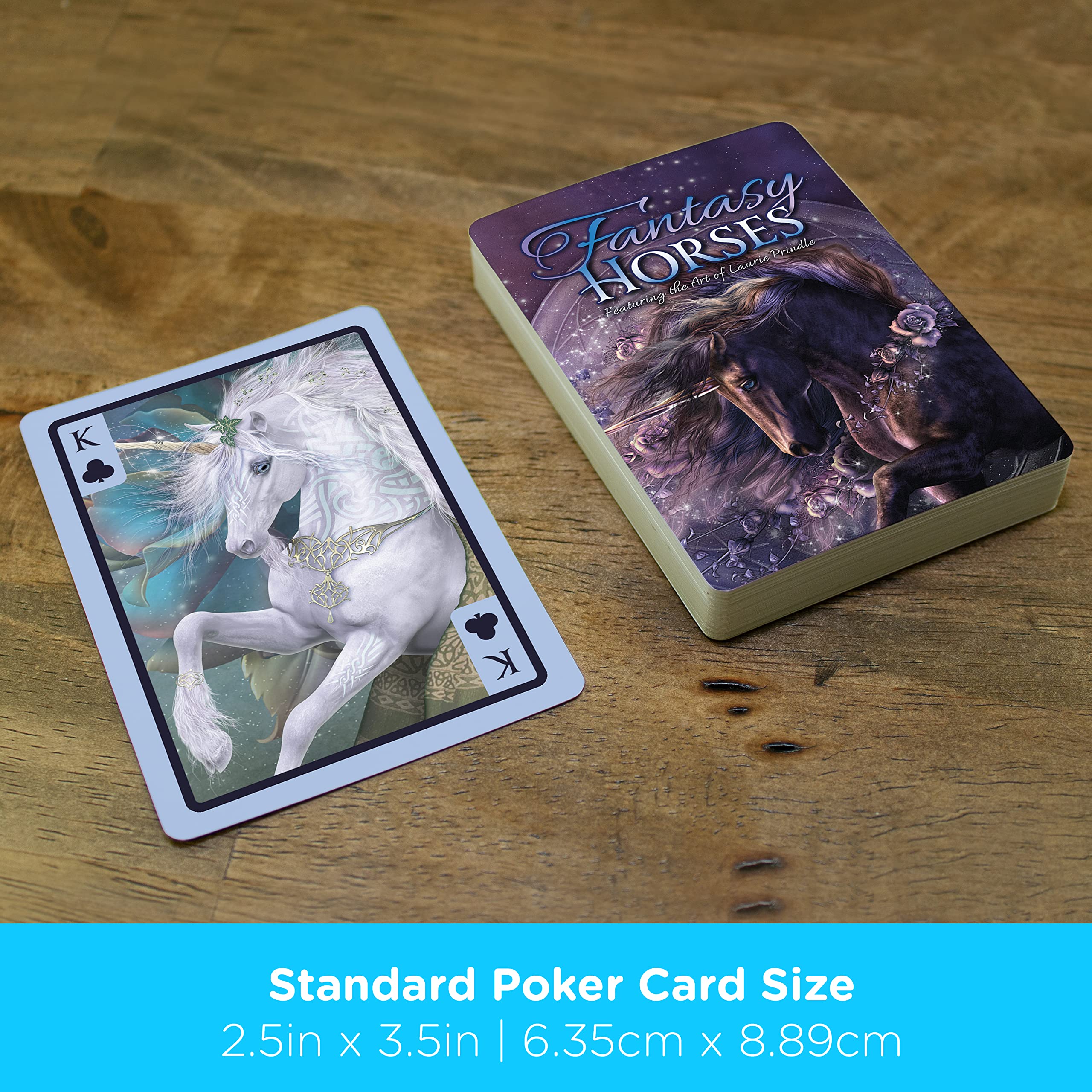 AQUARIUS - Laurie Prindle- Fantasy Horses Playing Cards