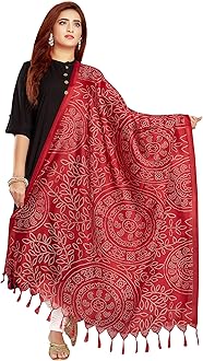 Women's Art Silk Printed Dupatta