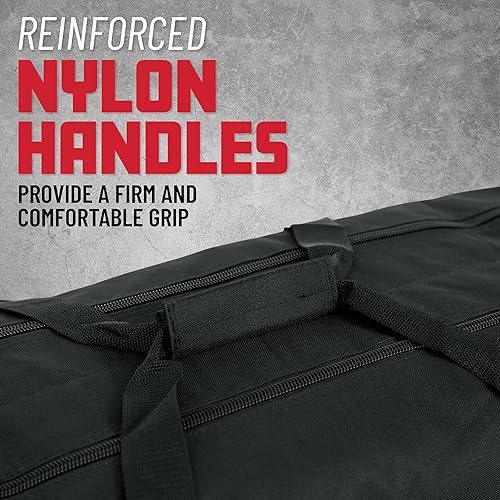 Vista 35 de Gator Maletín Bolsa de transporte con interior de 50 pulgadas; Sostiene (2) altavoz, micrófono o soportes de iluminación (GPA-SPKSTDBG-50)