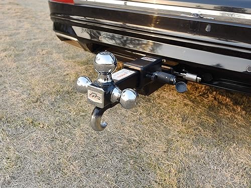 Vista 5 de TOPTOW 64121 - Elevador de extensión de enganche de remolque receptor de 2 pulgadas con elevación/caída de 2 pulgadas, vástago sólido, capacidad