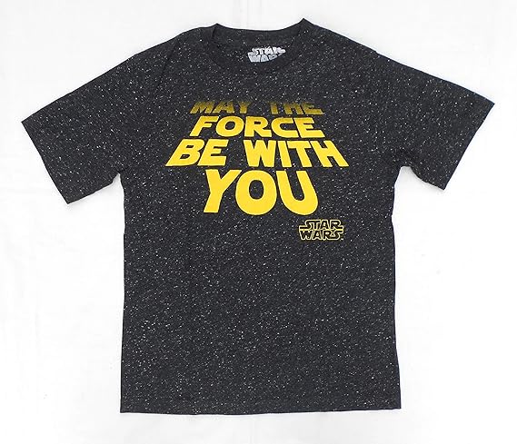 Amazon May The Force Be With You フォースと共にあらんことを スター ウォーズ Star Wars 古着ｔシャツ 子供xlサイズ 黒 ルーカスフィルム 通販