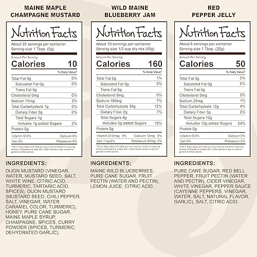 Vista 21 de Stonewall Kitchen Mermelada de cebolla y tocino de arce, 11.75 onzas (paquete de 2)