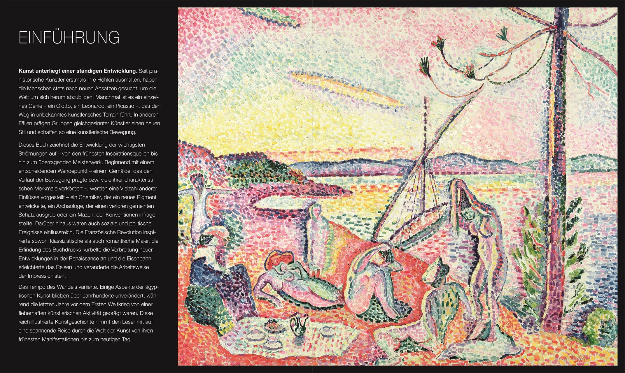Meilensteine der Kunst: Reise durch die Geschichte der Kunst entlang einer informativen Zeitleiste mit über 500 Abbildungen. Umfangreich, verständlich, reich illustriert