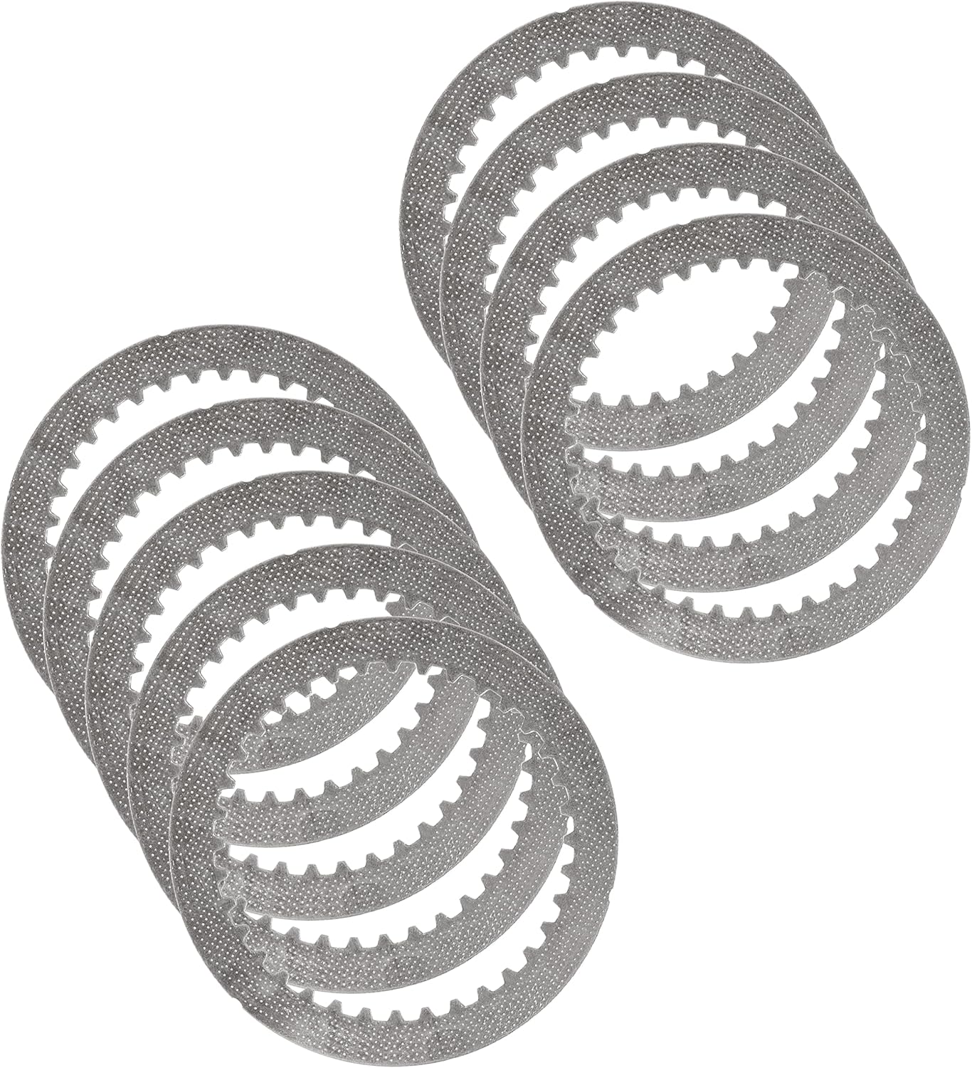 Caltric Clutch Steel Plates Compatible with Suzuki GSX750F Katana 750 1989 1990 1991 1992 1993 1994 1995 1996 1997