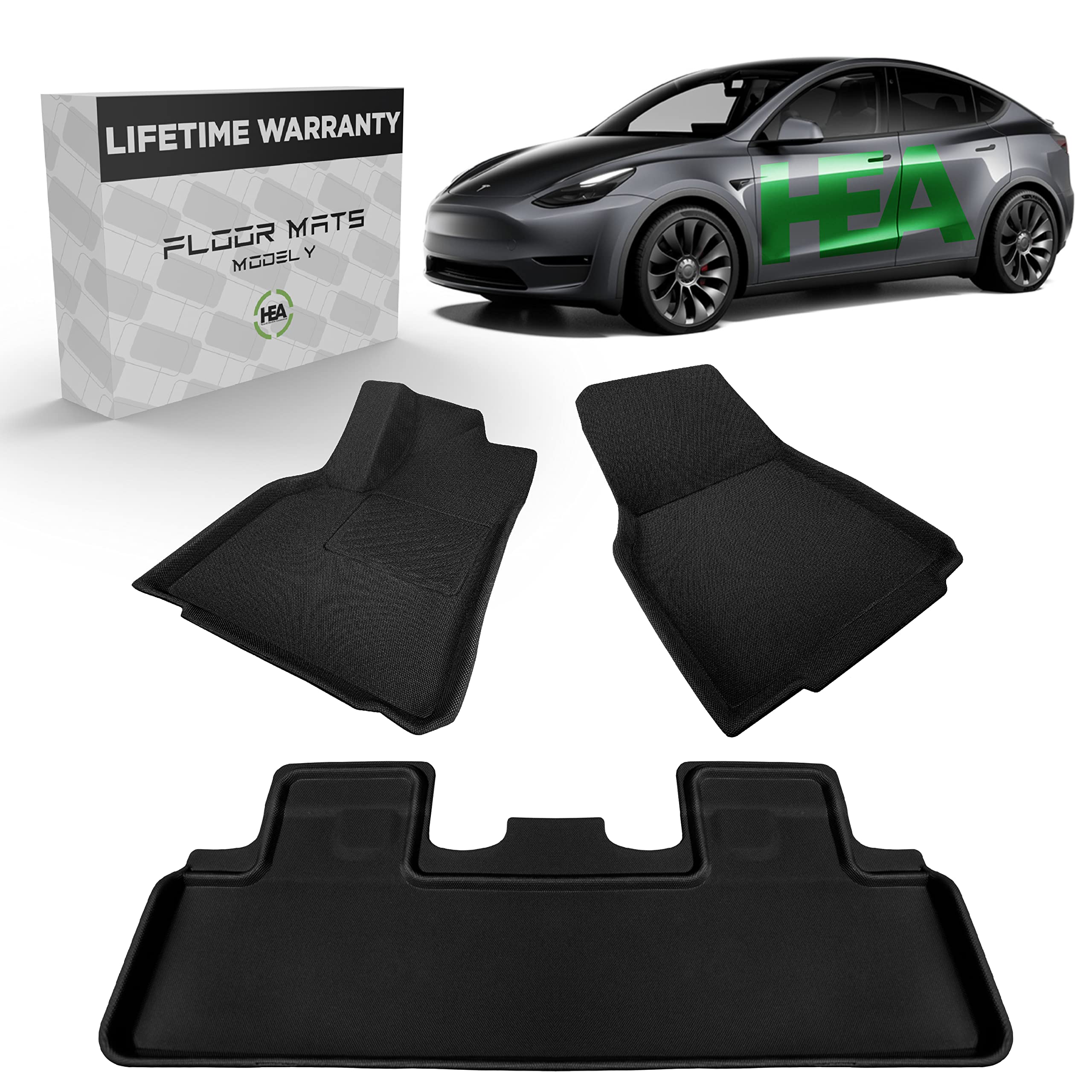 Buy Tesla Model Y Floor Mats 2021 2022 Ultimate All Weather