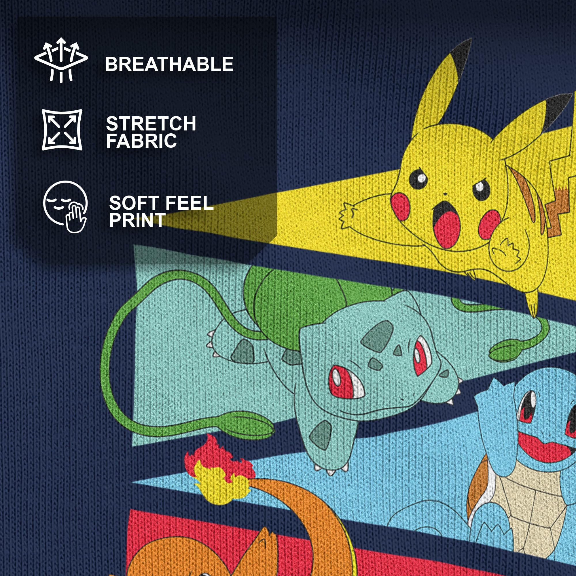 Pokemon Unisex-Kinder Starter Pendents T-Shirt