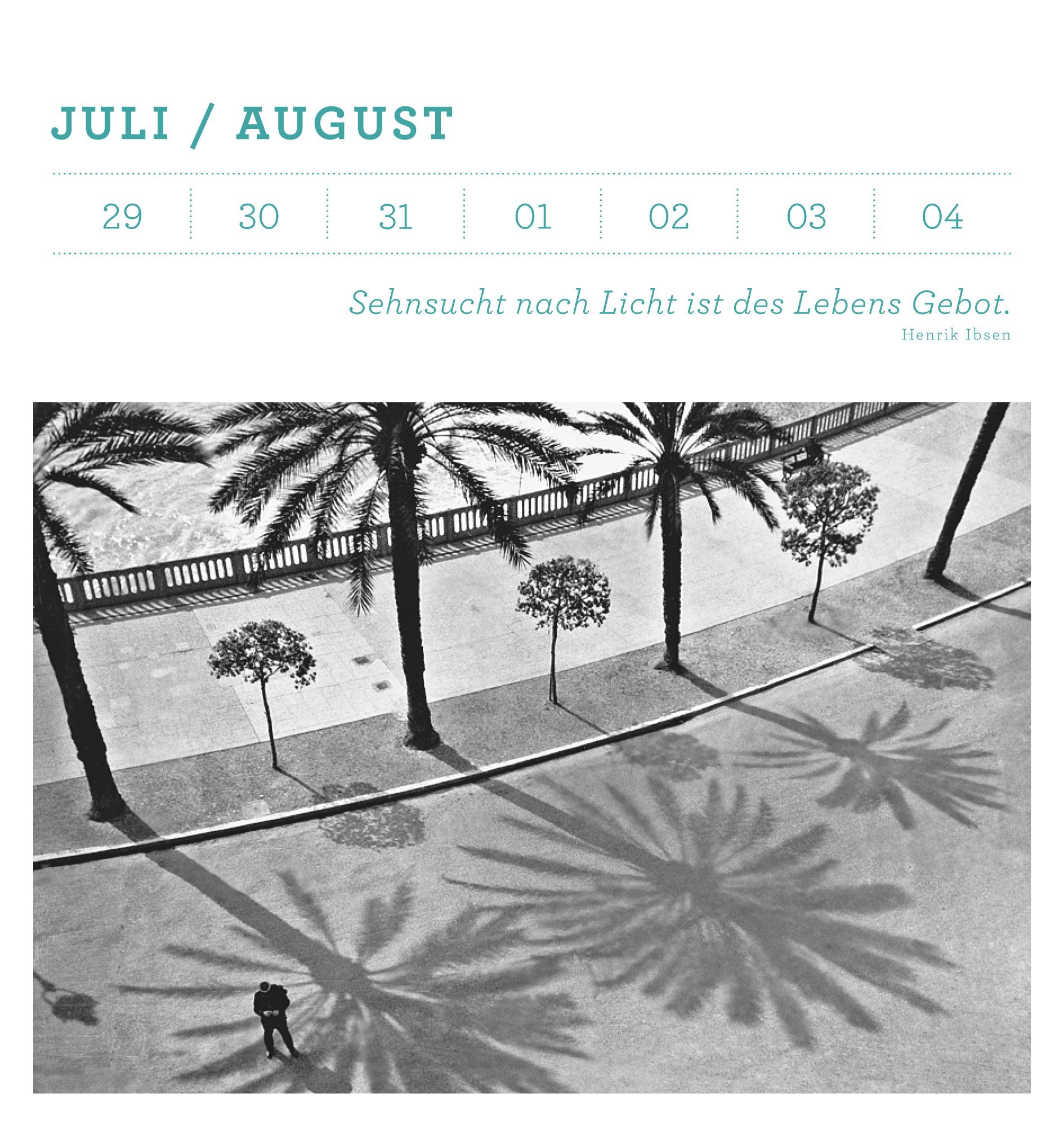 Eine Fotoreise durch das ganze Jahr: Immerwährender Tischkalender mit heraustrennbaren Postkarten