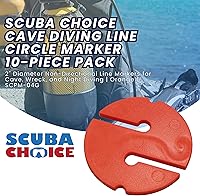 Vista 3 de Scuba Choice Cave Diving Line Circle Marker, 10pcs Pack