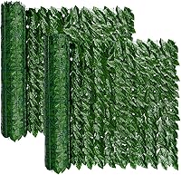 Vista 11 de iCover Pantalla de Privacidad de Hiedra Artificial para Cerca, 59x157 pulgadas Junta Reforzada Previene que las Hojas se Caigan, Paneles de Seto