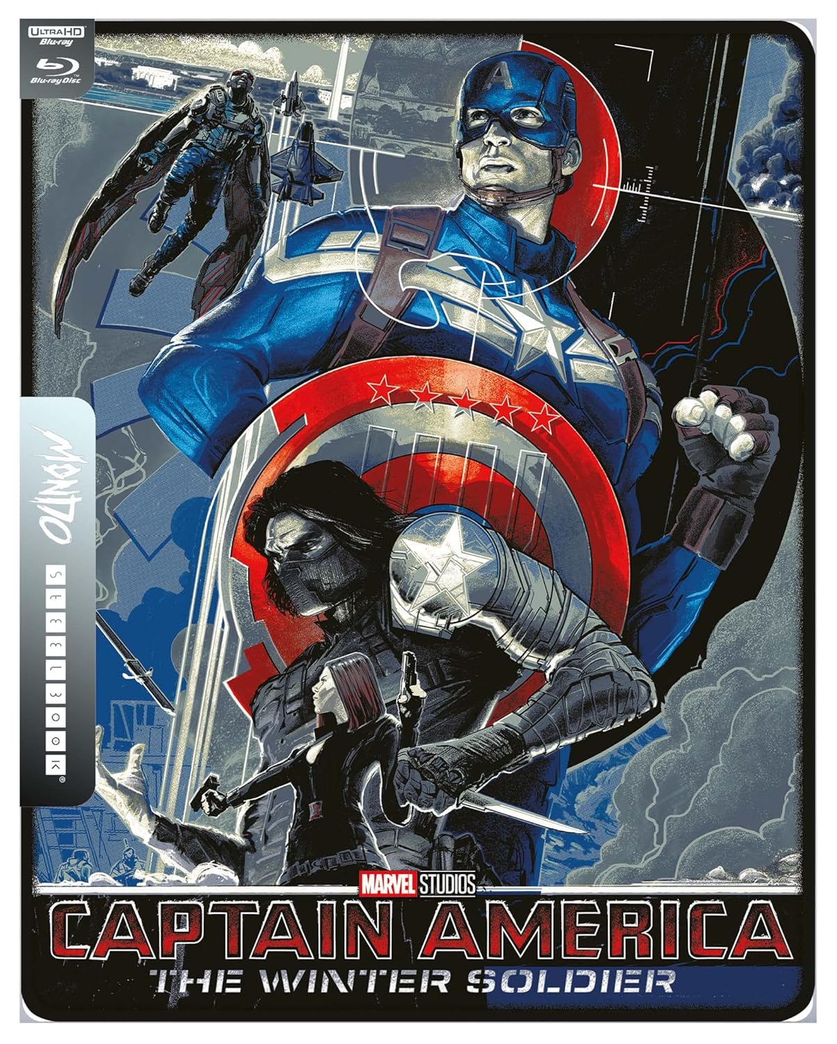 4k Captain America Le Soldat De L'hiver Steelbook Mondo
